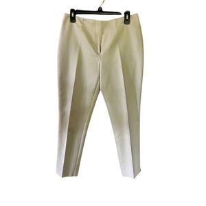 Chico’s So Slimming Ankle Pants – Beige Size 0.5 (US 6), Cotton Stretch Trousers